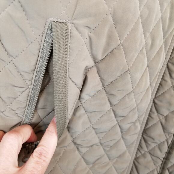 Garnet Hill Quilted Tan Jacket - Picture 7 of 9